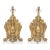 Vintage Palm Beach Regency Uttermost Hand Gilt Table Lamps - A Pair - Newly Painted For Sale