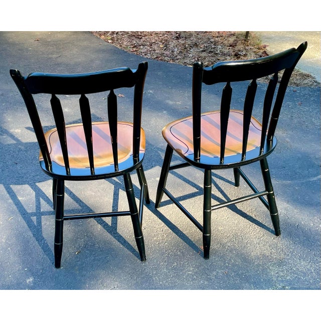 These classic Hitchcock Arrowback Windsor side chairs are the perfect blend of American history, style, and durability,...