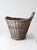 Bring farmhouse warmth to your space with this large antique wicker basket, featuring a flared opening, a single back...