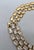 Gold Vintage 1990 Signed Napier Goldtone Swarovski Crystals Wide Collar Necklace For Sale - Image 8 of 15