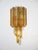 Vintage Murano Wall Sconce with Quadriedri Amber and Trasparent Prism, 1990, Set of 2 For Sale - Image 12 of 13