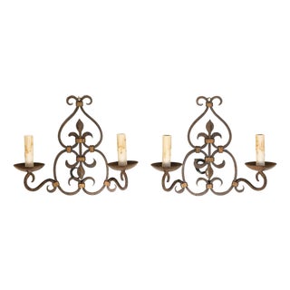 Pair of 20th Century French Sconces For Sale