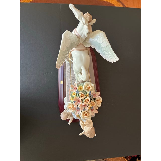 Light Yellow Lladró "Celestial Journey" Porcelain Sculpture For Sale - Image 8 of 11