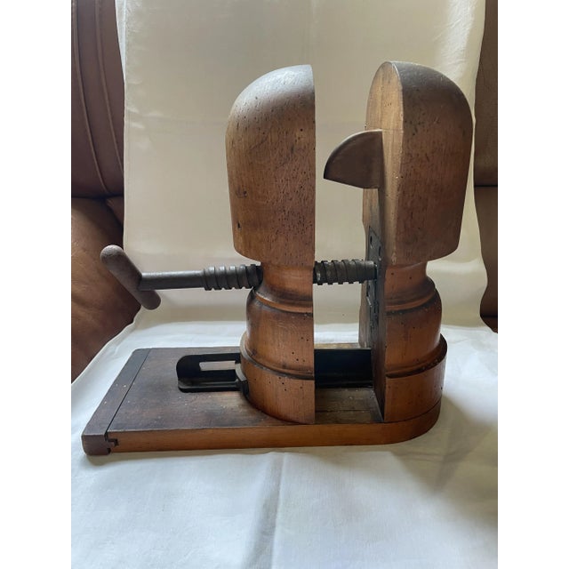 Brown Mechanical Hat Shaper, 1920s For Sale - Image 8 of 11
