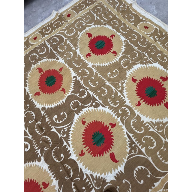1960s Uzbek Suzani Wall Decor For Sale - Image 5 of 11