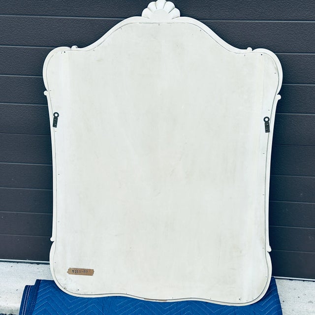 Kindel French Provincial Painted Wall Mirror For Sale In Philadelphia - Image 6 of 7