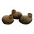 Small Mid‑Century Ceramic Quail Trio For Sale