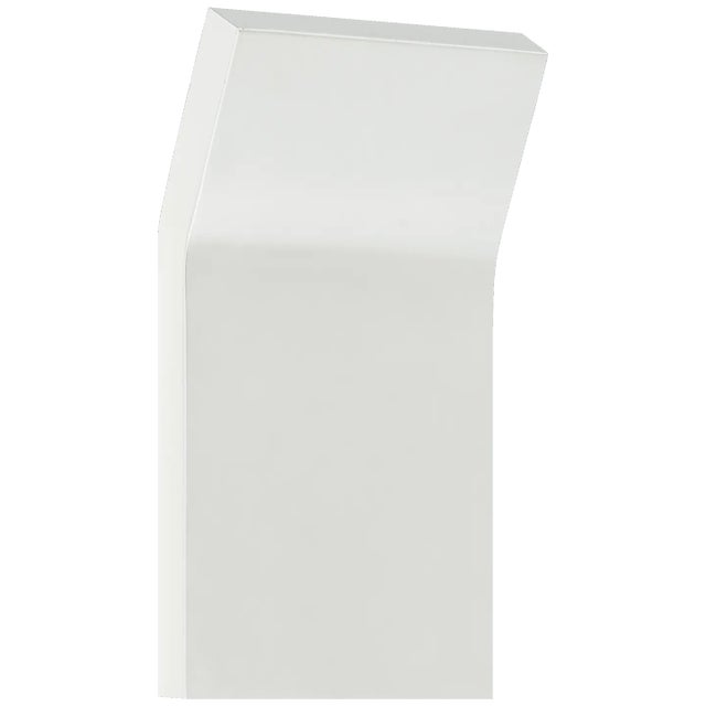 Bend Medium Square Light in White Designer: Peter Bristol Height: 8" Extension: 1.75" Backplate: 4" Square Mounting:...