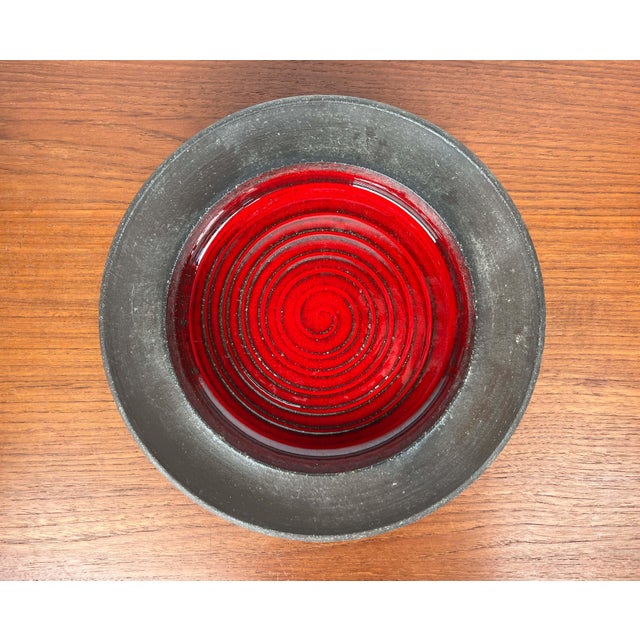 Mid-Century Modern Mid-Century Modern Danish Studio Pottery Bowl from Lehmann Pottery, 1960s For Sale - Image 3 of 18