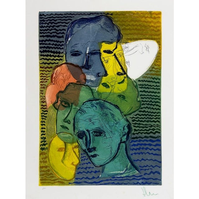 Sandro Chia, The Enigma of the Face, 2001, Etching For Sale - Image 3 of 3