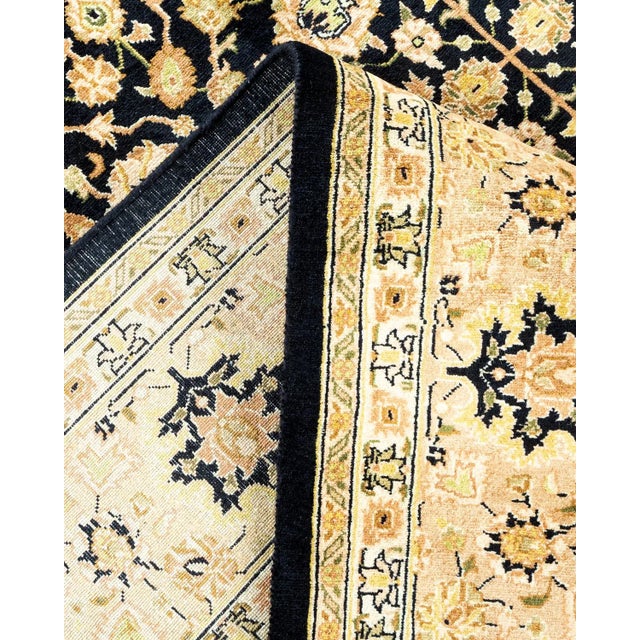 Mogul, One-of-a-Kind Hand-Knotted Area Rug - Black, 6' 1" x 9' 0" For Sale In New York - Image 6 of 8