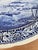 Delft Vintage Delfts Boch Belgium Blue Windmill Holland Charger Plate For Sale - Image 4 of 4