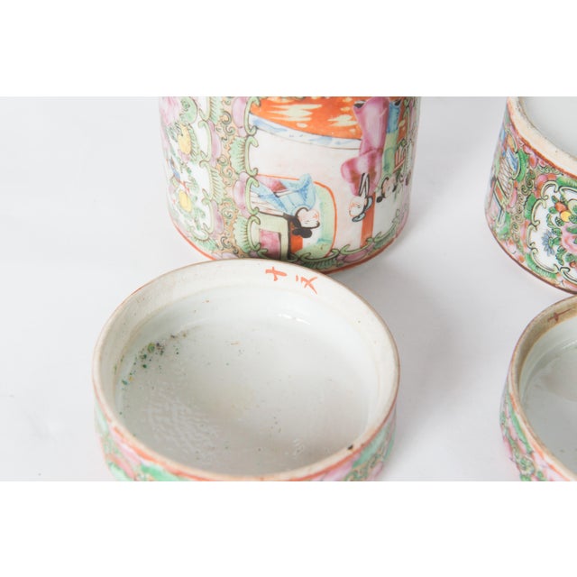 Ceramic Japanese Ceramic Jar - Set of 4 For Sale - Image 7 of 11