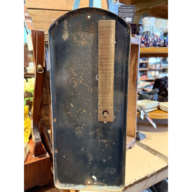 Antique Hills Bros. Coffee Porcelain Thermometer Sign c.1915 For Sale - Image 9 of 10