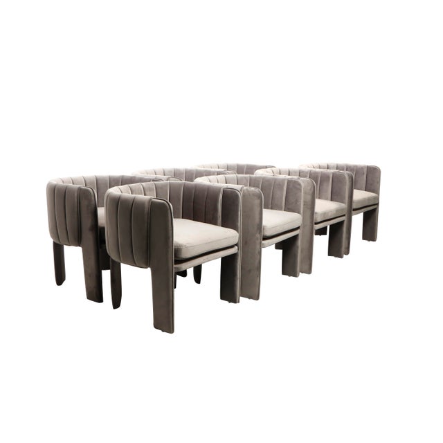 Olivia chair is a versatile piece that can elevate any space with its elegant channel tufted design. Whether used as an...