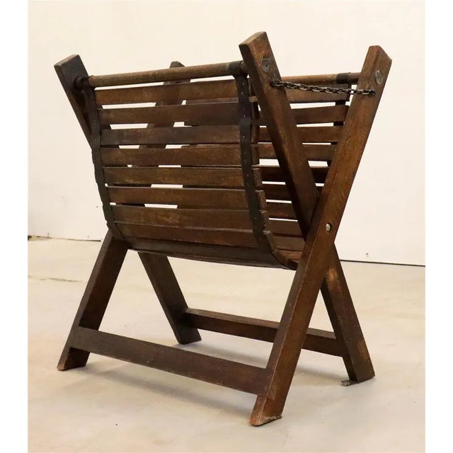 Brutalist Glauchau Magazine Rack For Sale - Image 6 of 12