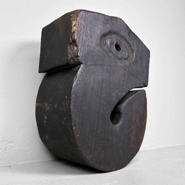 Black Antique Daikoku Jizai Kagi Pot Hook, Meiji Period, Japan For Sale - Image 8 of 18