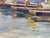 1960s Oil Painting Boat Port For Sale - Image 6 of 10