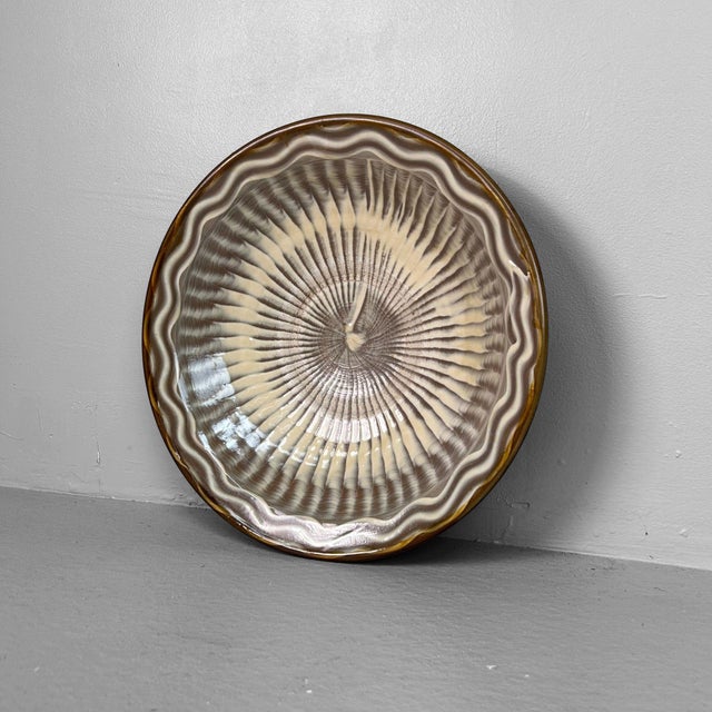 Onta Yaki Ceramic Plate Japan, 1950 For Sale - Image 6 of 14