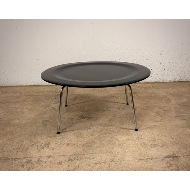 CTM Coffee Table in Black Ash Wood by Charles and Ray Eames for Vitra, 2000s For Sale - Image 6 of 6