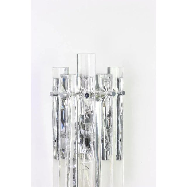 1970s German Crystal Rod Sconces by Kinkeldey, 1970s, Set of 2 For Sale - Image 5 of 7