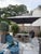Metal Tuuci Ocean Master 6' X 9' Rectangular Market Umbrella With Wheeled Base - Restoration Hardware For Sale - Image 7 of 16
