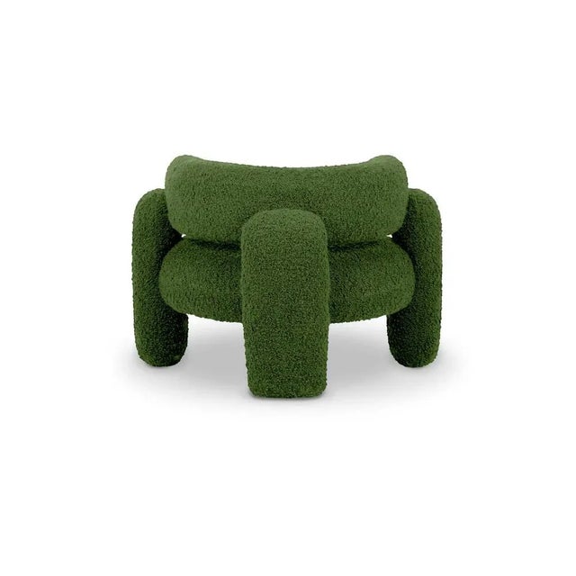 Contemporary Embrace Cormo Emerald Armchair by Royal Stranger For Sale - Image 3 of 10