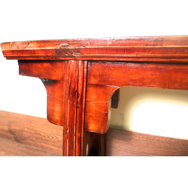Brown Antique Chinese Ming Bench 5660, Zelkova Wood, Circa 1800-1849 For Sale - Image 8 of 11