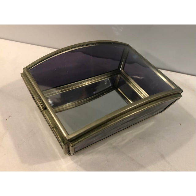 This beautiful Mexican Purple Decorative Box with Mirrored Inside Bottom will look amazing as a catchall in your bedroom,...