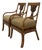 Vintage Rattan Wheat Back Bentwood Chairs For Sale