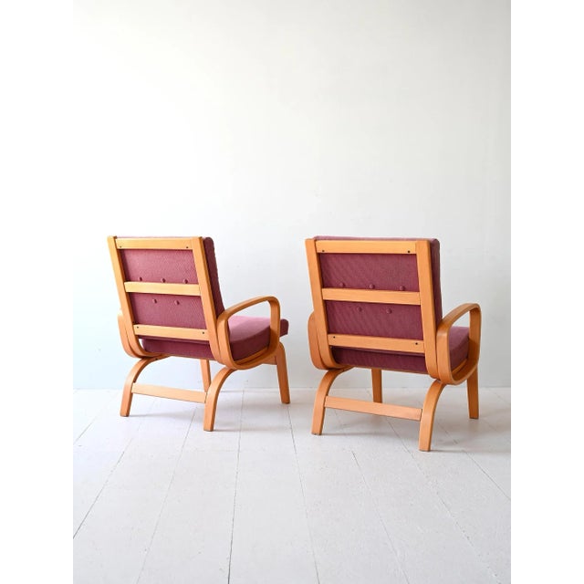 Vintage Armchairs from Gemla Möbler, 1960s, Set of 2 For Sale - Image 4 of 10