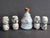 Vintage Tonalá Mexico Ceramic Decanter and Shot Cups, 9 Pieces For Sale - Image 12 of 13