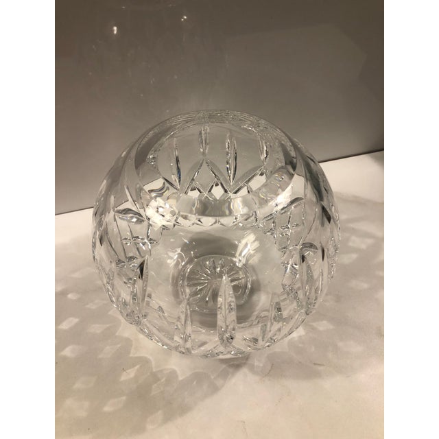 Waterford Crystal Waterford Lismore Cut Crystal Rose Bowl Vase For Sale - Image 4 of 6