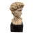 Vintage Mable Bust of David Heavy Table Top Sculpture R.Santini For Sale