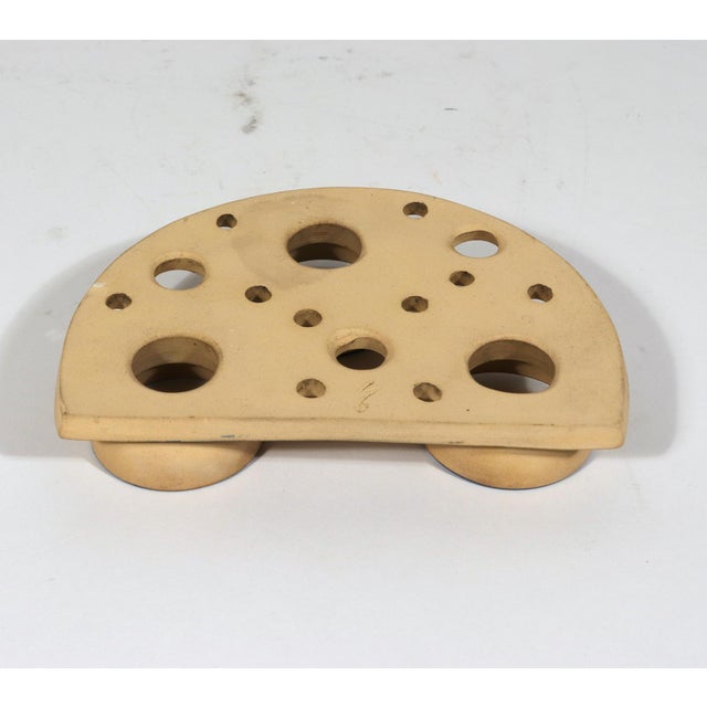 Ceramic Regency Geometry: A Pair of Diced Caneware Bough Pots For Sale - Image 7 of 12