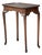 Vintage Carved Clam Shell Tea Table For Sale