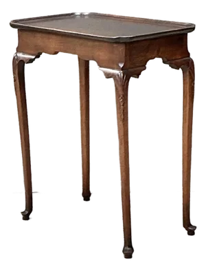 Vintage Carved Clam Shell Tea Table