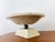 1980s Vintage 1980s Tessellated Stone & Brass Pedestal Centerpiece Bowl Maitland Smith Style For Sale - Image 5 of 6