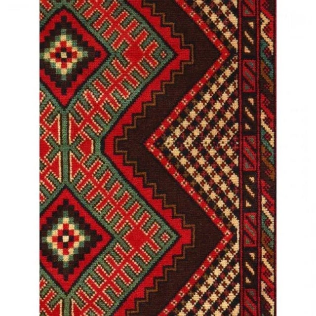 Transitional Early 21st Century Afghan Baluch Rug For Sale - Image 3 of 5