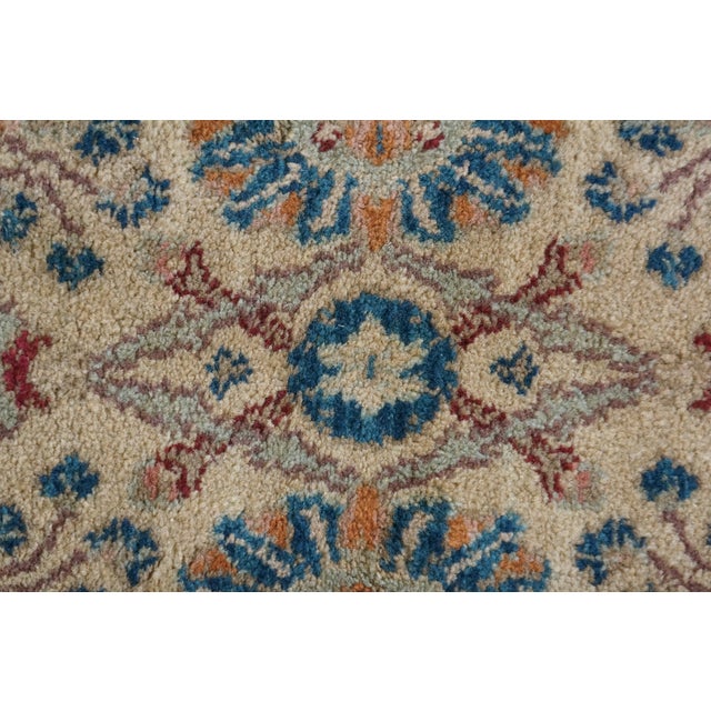 Vintage Karastan 900-901 Tea Wash Samovar 100% Wool Geometric Area Rug 4' X 6' For Sale - Image 14 of 14