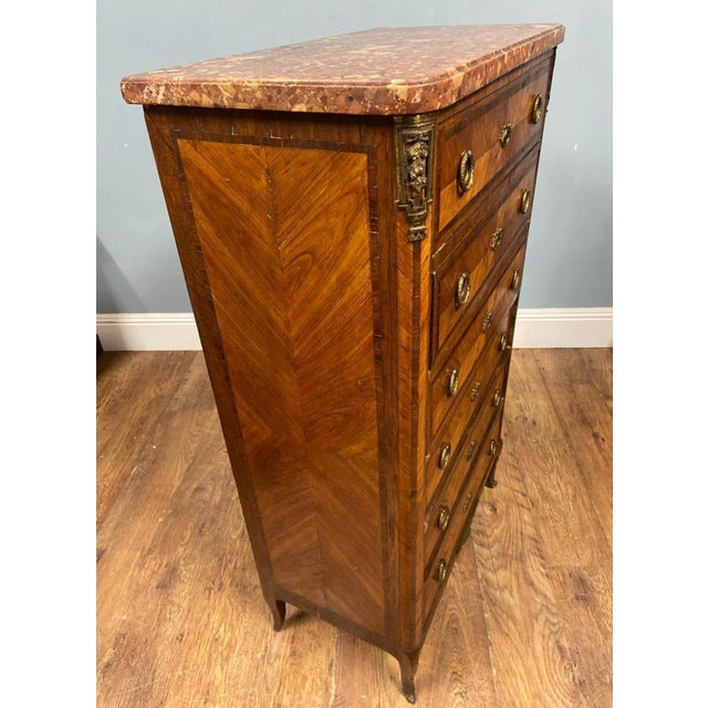 Louis XVI French Chest of Drawers For Sale - Image 4 of 9