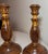 Pair of Antique Hand Turned Wood Marquetry Parquetry Candlesticks Candle Holders For Sale - Image 13 of 13