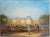Textile Michel Pabois, Paris, Day in the Luxembourg Garden, Original Oil on Canvas For Sale - Image 7 of 7