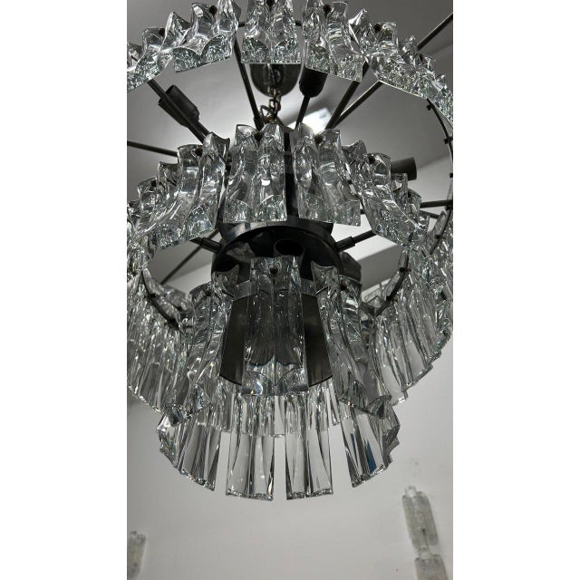 Chandelier from AV Mazzega, 1970s For Sale - Image 4 of 6