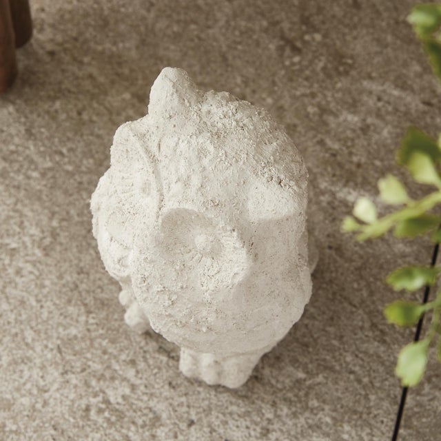 Ceramic Weathered Garden Owl For Sale - Image 7 of 7