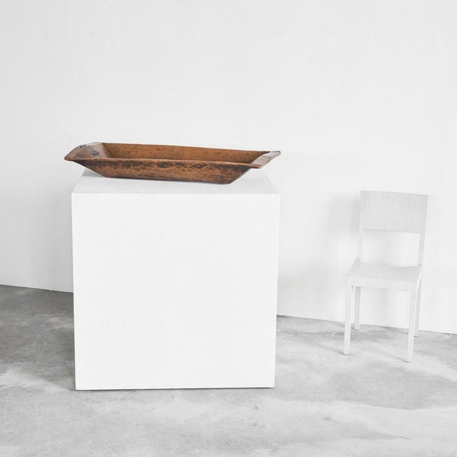 19th Century Wabi Sabi Hand Carved Wooden Bowl, 1890s For Sale - Image 3 of 12