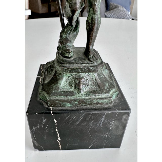 Bronze Statue Greek God Poseidon Holding Trident For Sale - Image 12 of 17