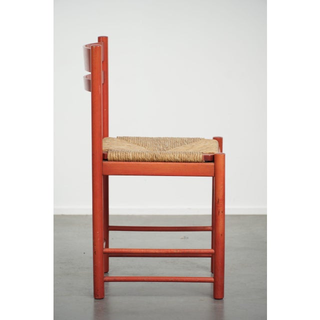 Vintage Wooden Chair with Woven Cane Seat, 1970s For Sale - Image 3 of 12
