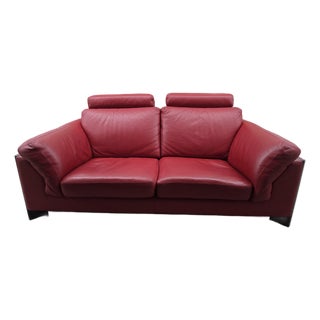 Roche Bobois 2004 Leather Sofa For Sale