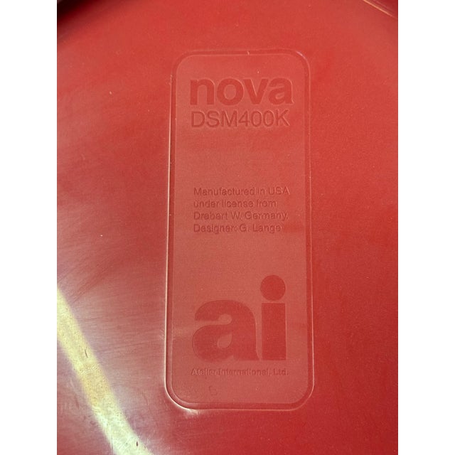 Gerd Lange Red Dsm400k Nova Chairs for Atelier International - a Pair For Sale - Image 12 of 12